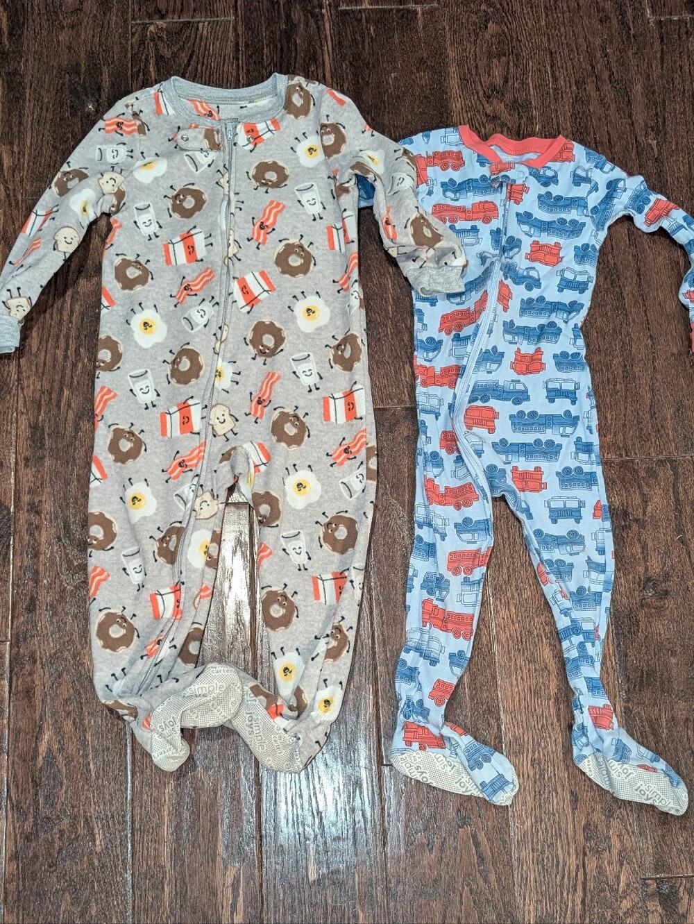 Simple Joys by Carter's Pajamas Set of 2 Breakfast Spread and Firetrucks